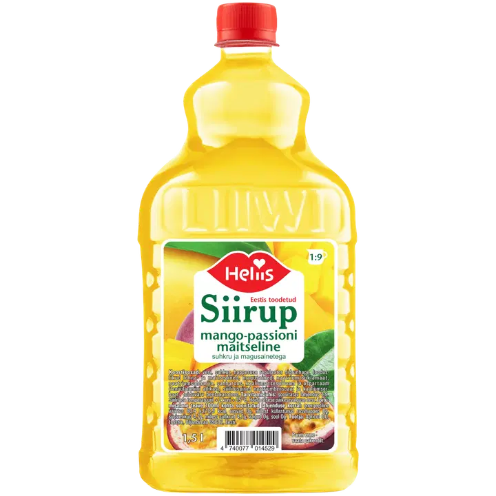 Heliis mango-passioni siirup 1,5L