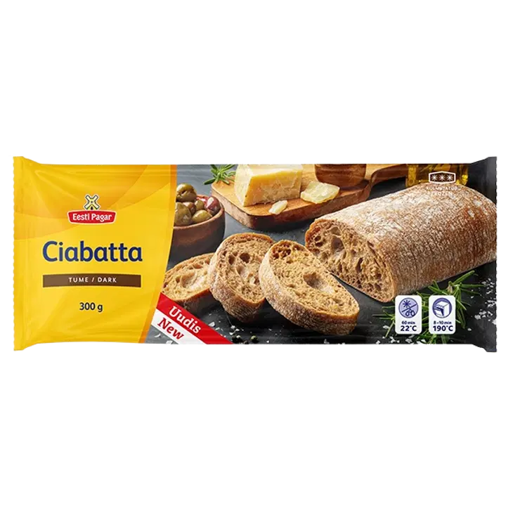 Eesti Pagar Ciabatta Tume 300 g