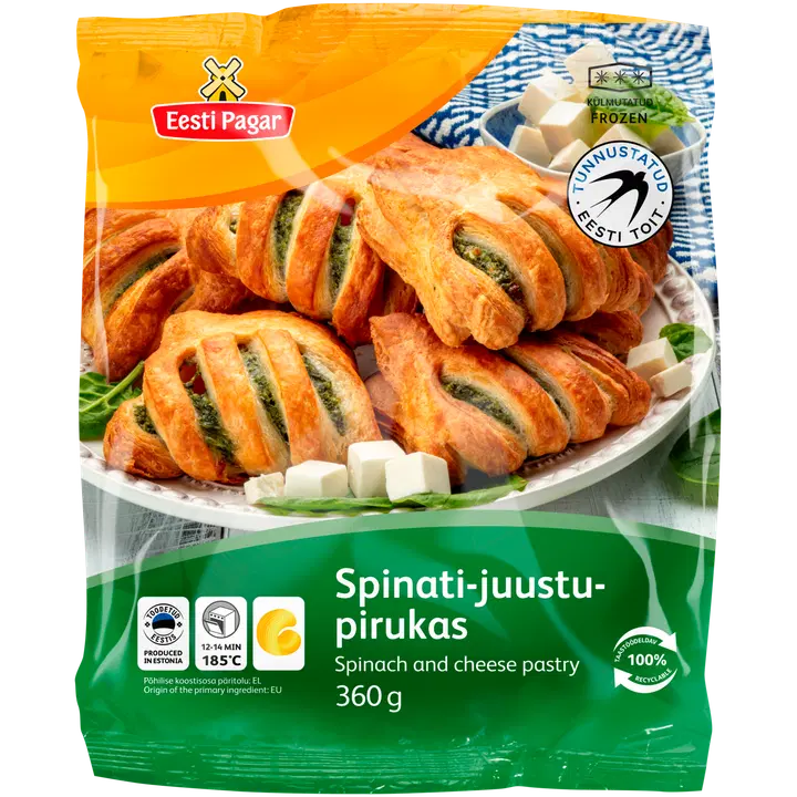 Eesti Pagar Spinati-Juustupirukas 360 g