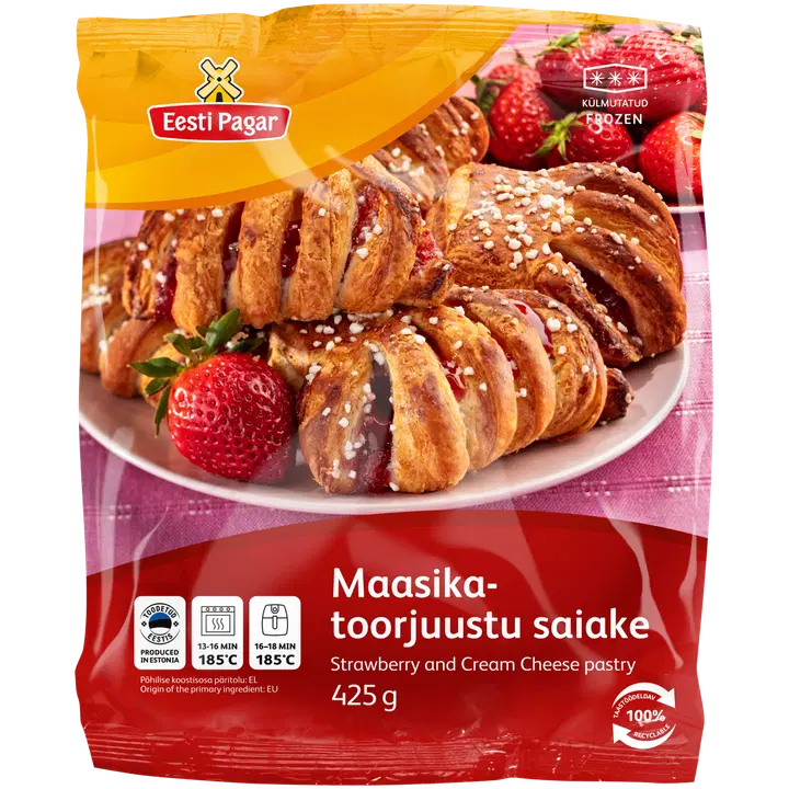 Eesti Pagar Maasika-Toorjuustusaiake 425 g