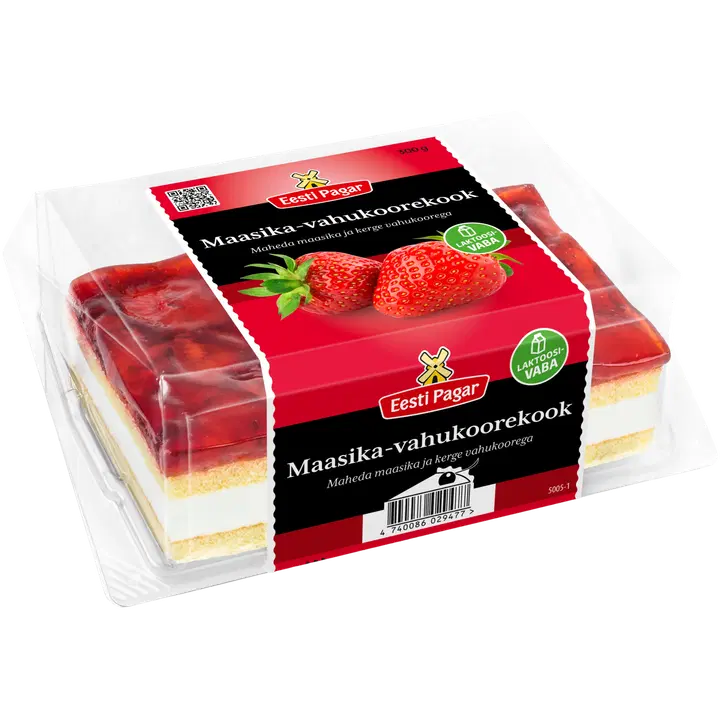 Eesti Pagar Maasika-Vahukoorekook 300 G