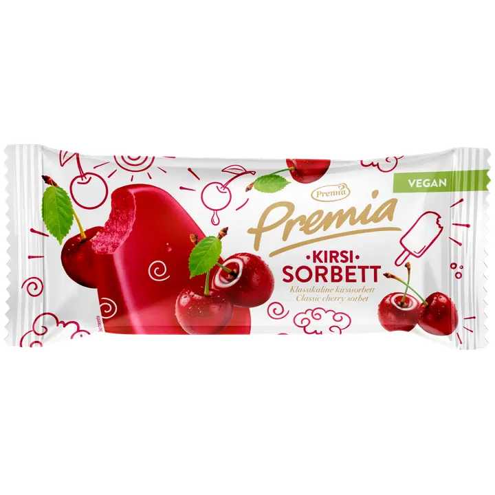 Premia Kirsisorbett 73g/80 ml