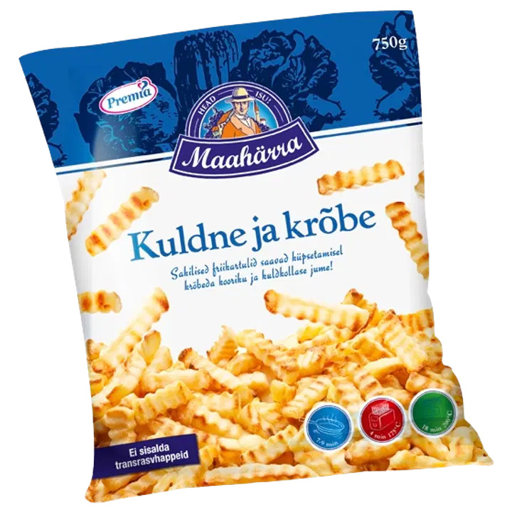 Maahärra Friikartulid Kuldne ja Krõbe 750 g