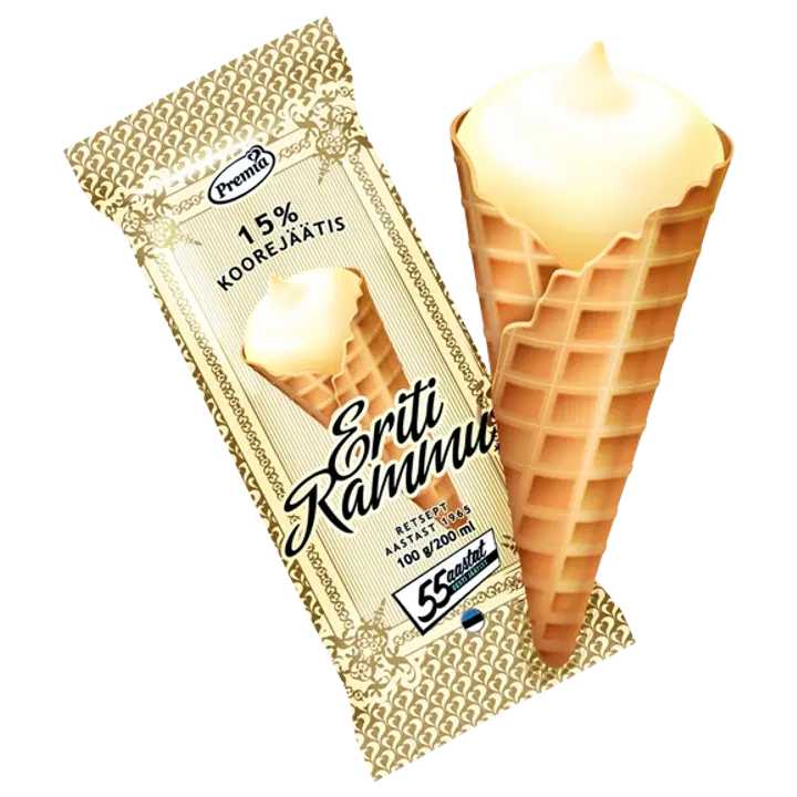 Eriti Rammus Vanillijäätis 200 ml