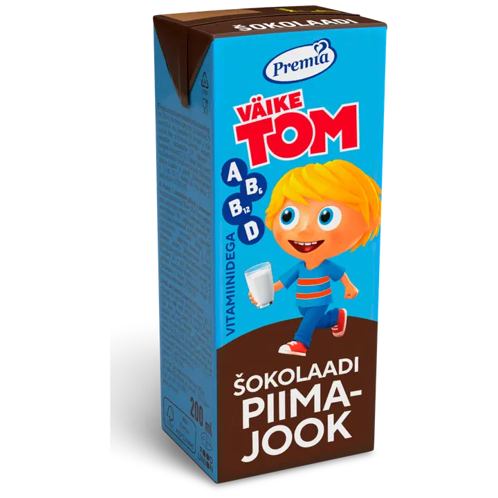 Väike Tom Kõrgkuumutatud piimajook šokolaadilisandi ja vitamiinidega 200ml
