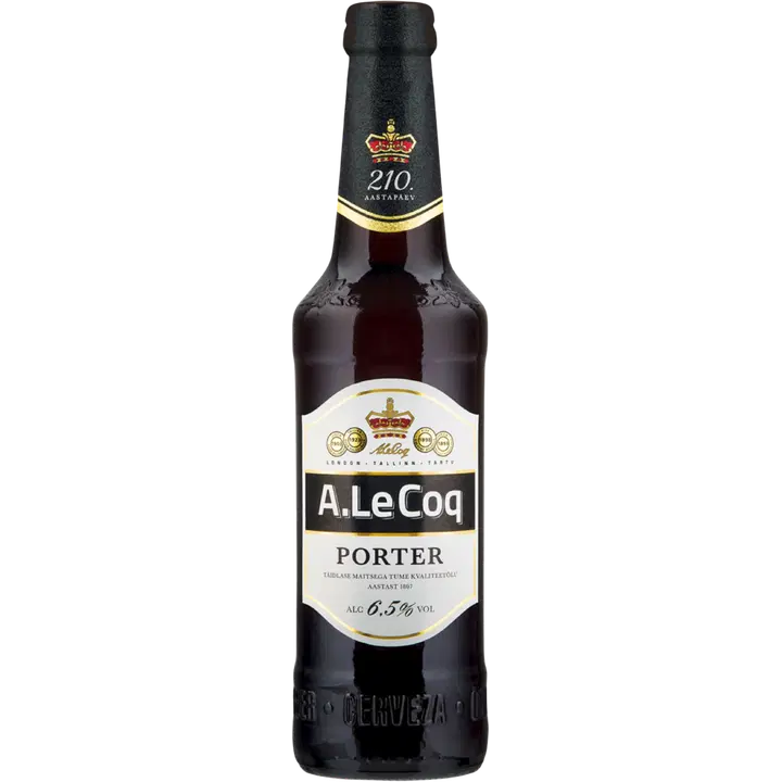 A. Le Coq Porter tume õlu 6,5%vol 500ml
