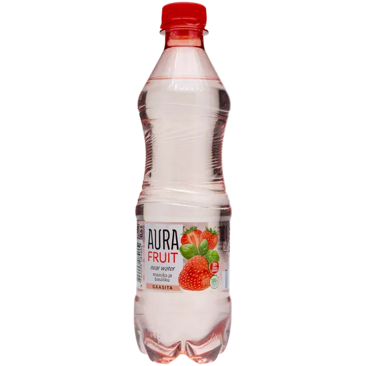 .Aura Fruit nearwater maasika-basiiliku 500 ml