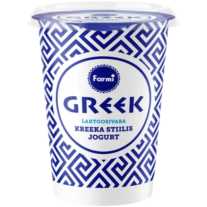 Farmi Kreeka jogurt 10%, laktoosivaba, 370 g