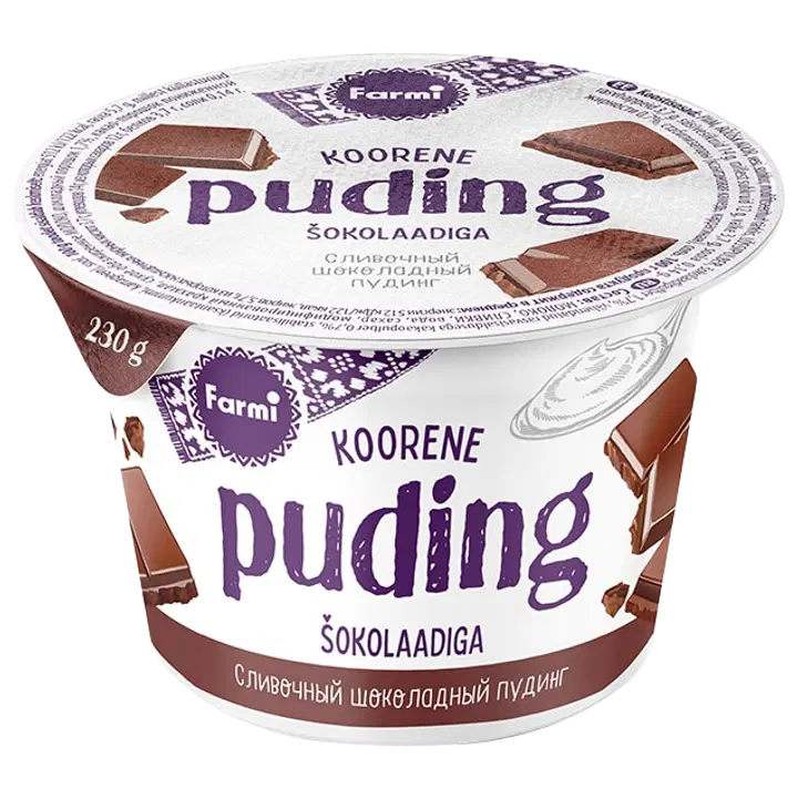 Farmi Koorene šokolaadipuding, 230 g