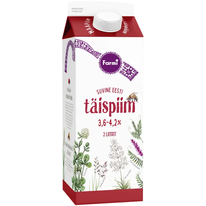 Farmi Täispiim 3,6%-4,2%, 2 l