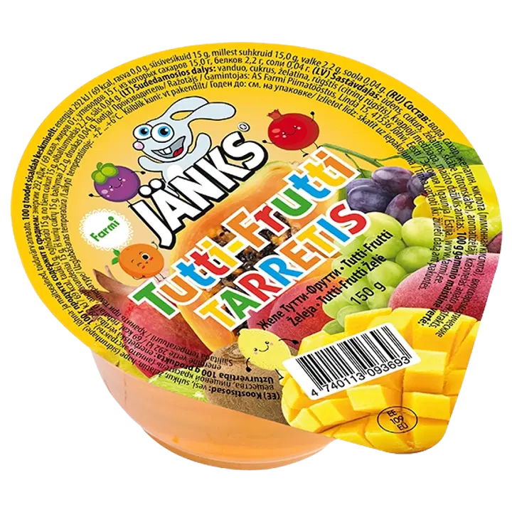 Jänks Tutti-Frutti tarretis, 150 g