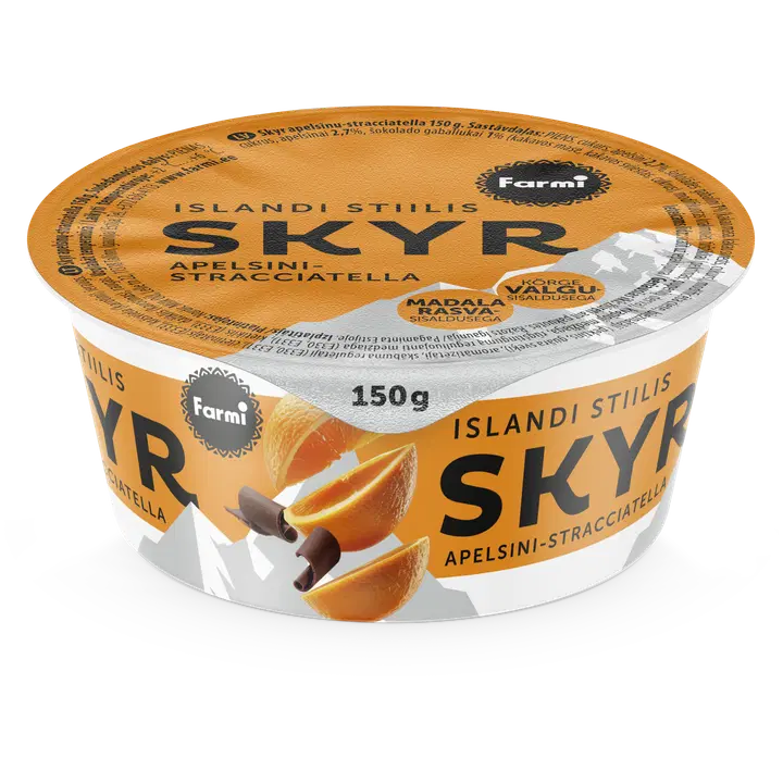 Farmi Apelsini-Stracciatella skyr, 150 g