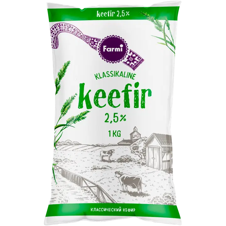 Farmi keefir 2,5%, 1 kg