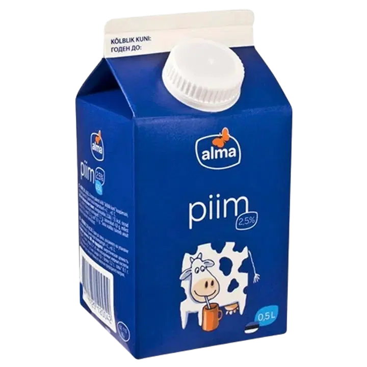 Alma Piim 2,5%, 0,5 l