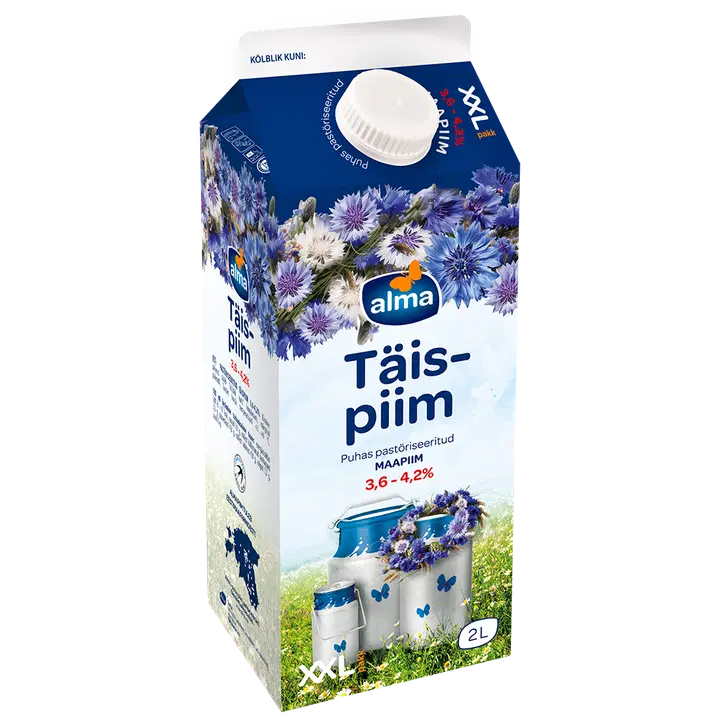 Alma täispiim 3,6-4,2% 2l