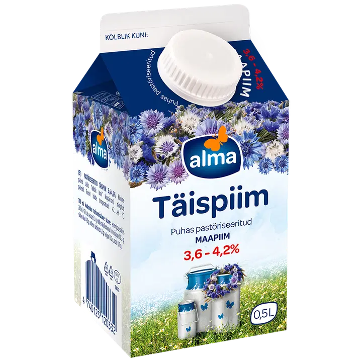 Alma täispiim 3,6-4,2% 0,5l
