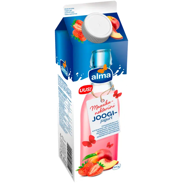 Alma Joogijogurt maasika-nektariini 900 g
