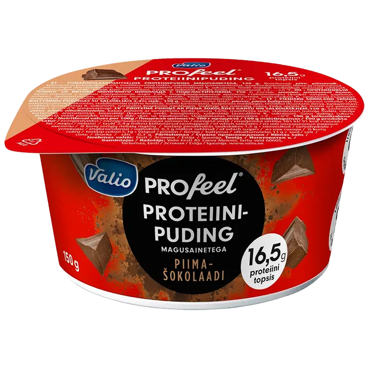Valio Profeel proteiinipuding piimashokolaadimaitseline, 150g