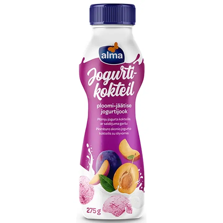 Alma Ploomi-jäätisemaitseline jogurtijook, 275 g
