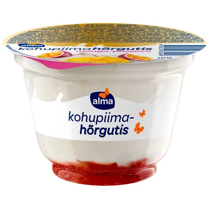 Alma kohupiimahõrgutis mango-passioni 150g