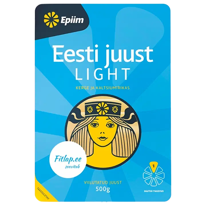Eesti juust light, viilutatud, 500 g