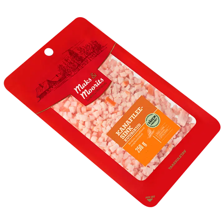 Maks & Moorits Kanafileesink Kuubikud 250G