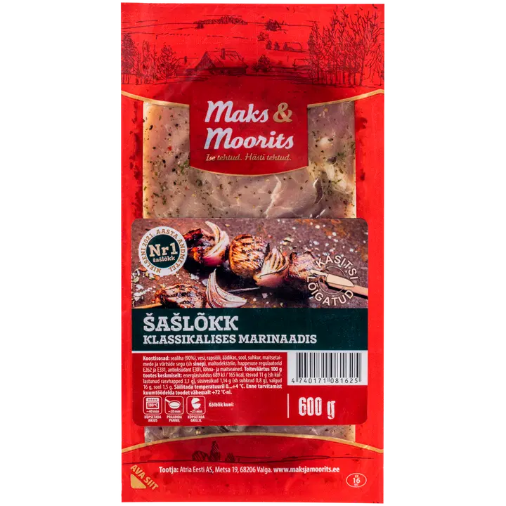Maks & Moorits Šašlõkk Klassikalises Marin.600G