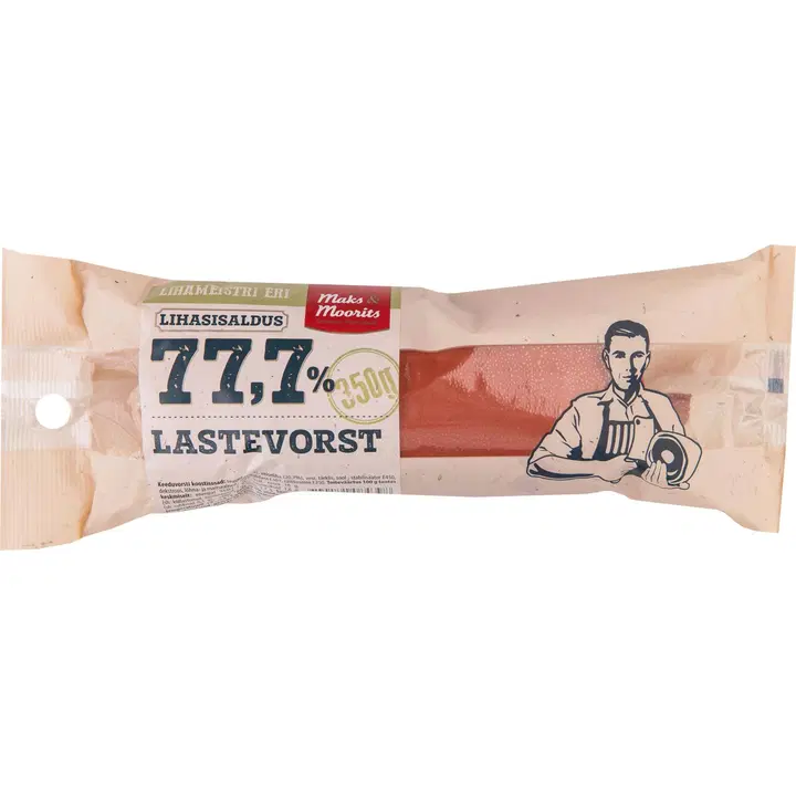 Maks & Moorits 77,7% Lastevorst 350G