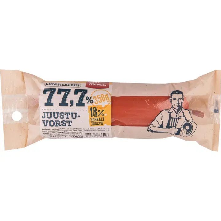 Maks & Moorits 77,7% Juustuvorst 350 G