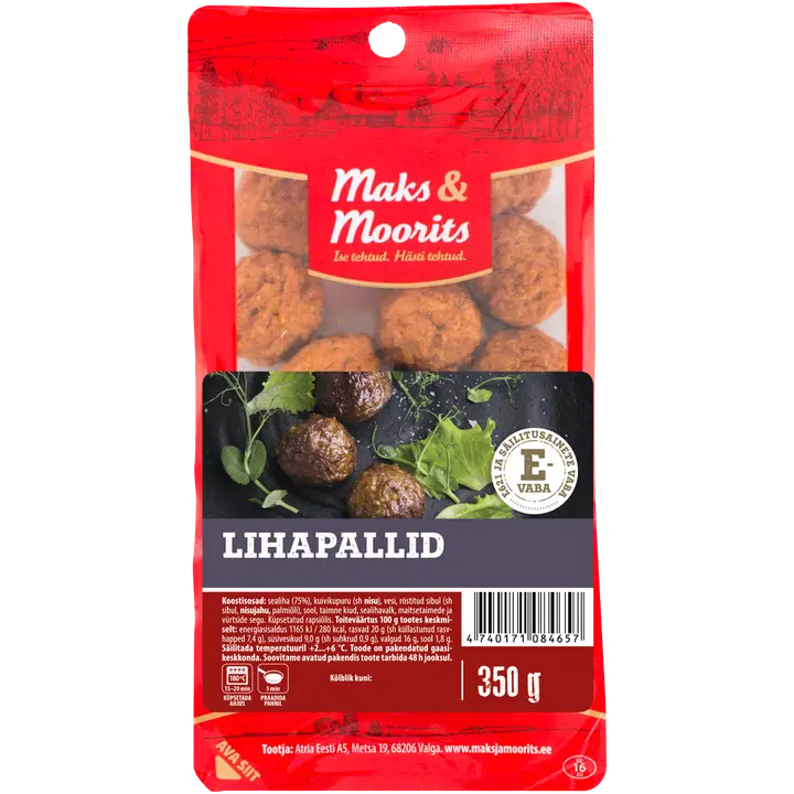 Maks & Moorits Lihapallid 350G