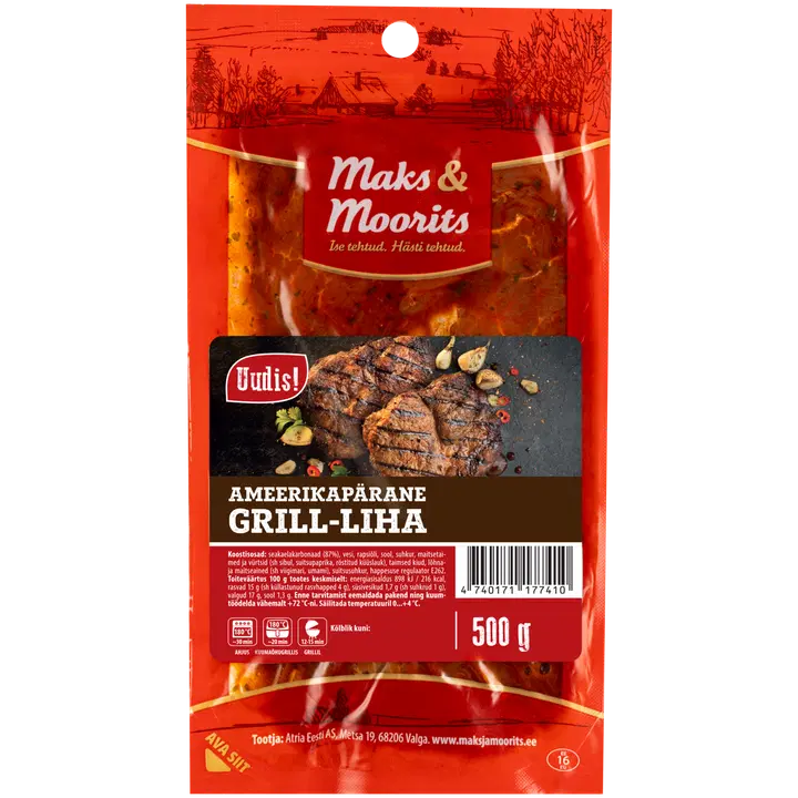 Maks & Moorits Ameerikapärane Grill-Liha 500 G