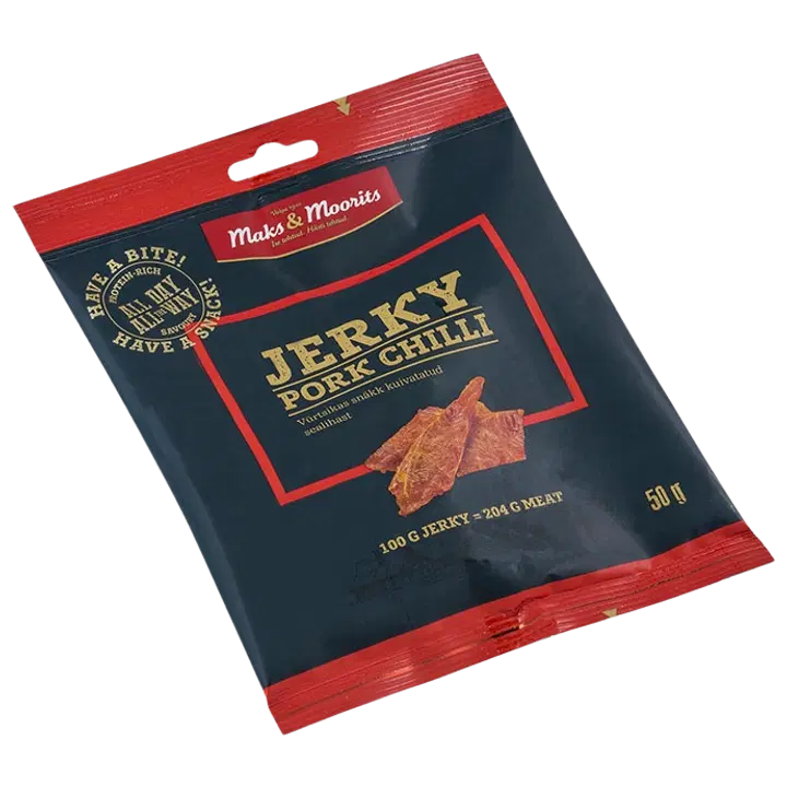Maks & Moorits Jerky Pork Chilli 50G