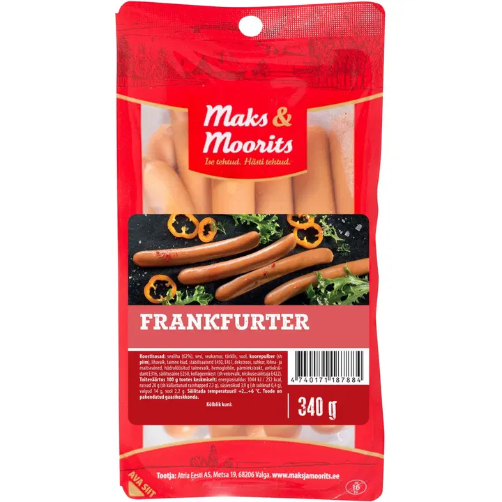 Maks & Moorits Frankfurter 340 G