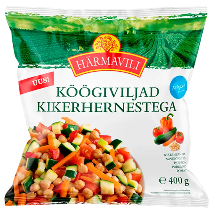 Härmavili Köögiviljad Kikerhernestega 400 g Fitlap