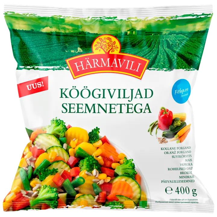 Härmavili Köögiviljad Seemnetega Fitlap 400 g