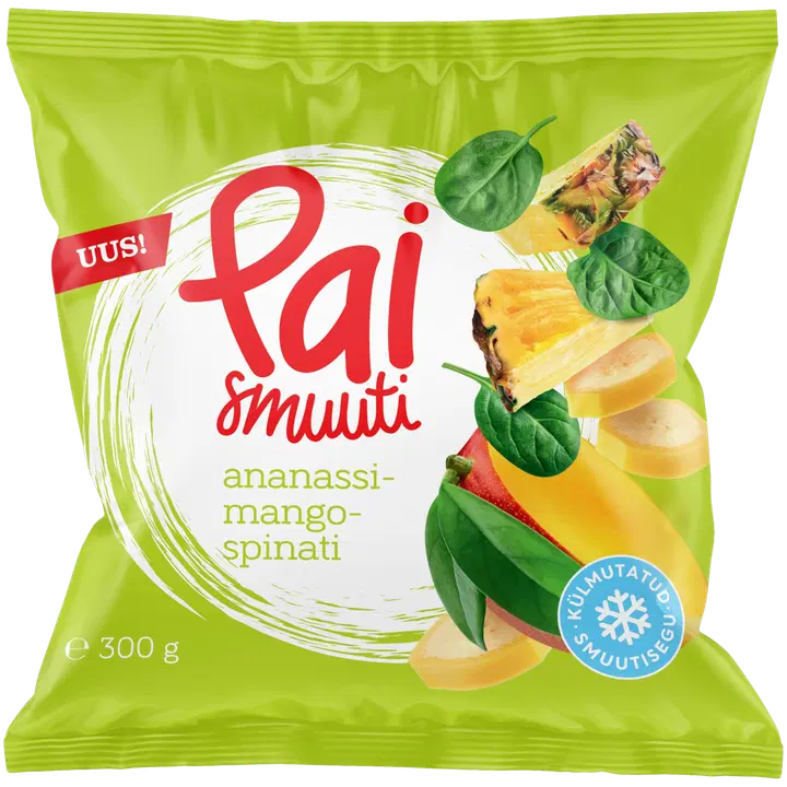 Pai Ananassi-Mango-Spinati smuutisegu 300 g