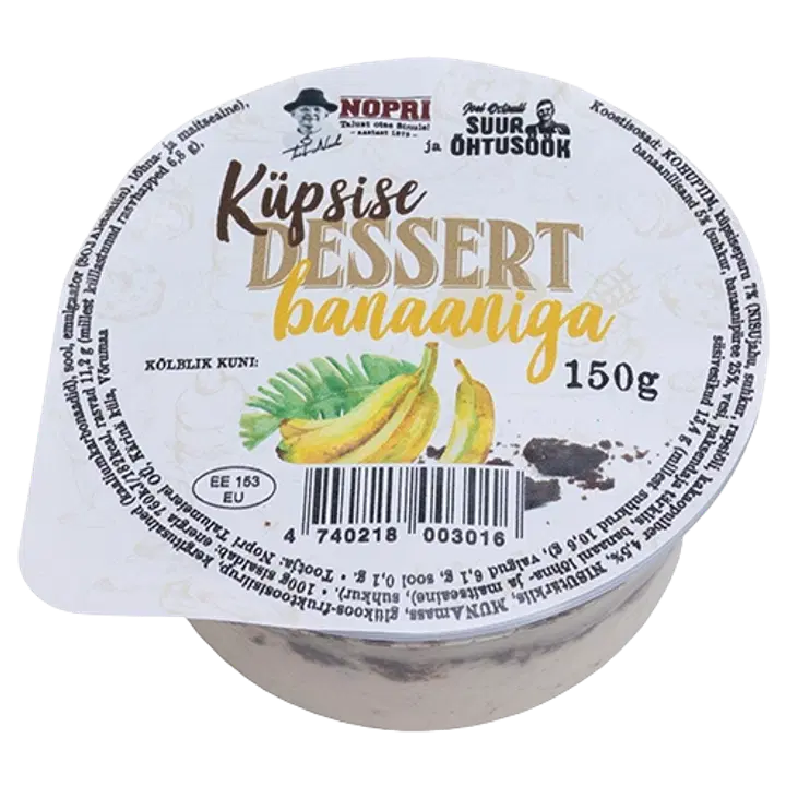 Nopri Küpsise dessert banaaniga 150g „ Suur Õhtusöök“