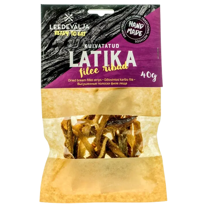 Latikafilee ribad, kuivatatud 40 g