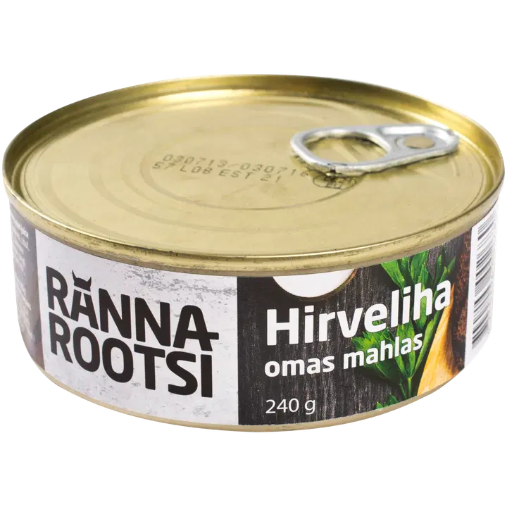 Rannarootsi hirveliha omas mahlas 240 g