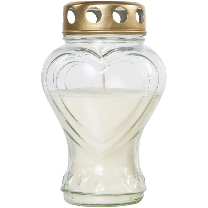Hansa Candle hauaküünal klaas süda 60h