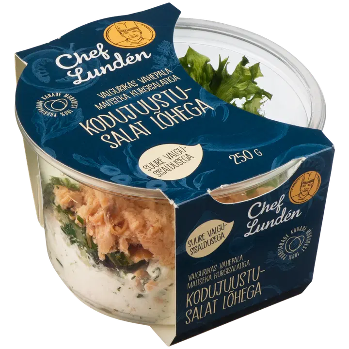Chef Lunden Kodujuustusalat lõhega 250g