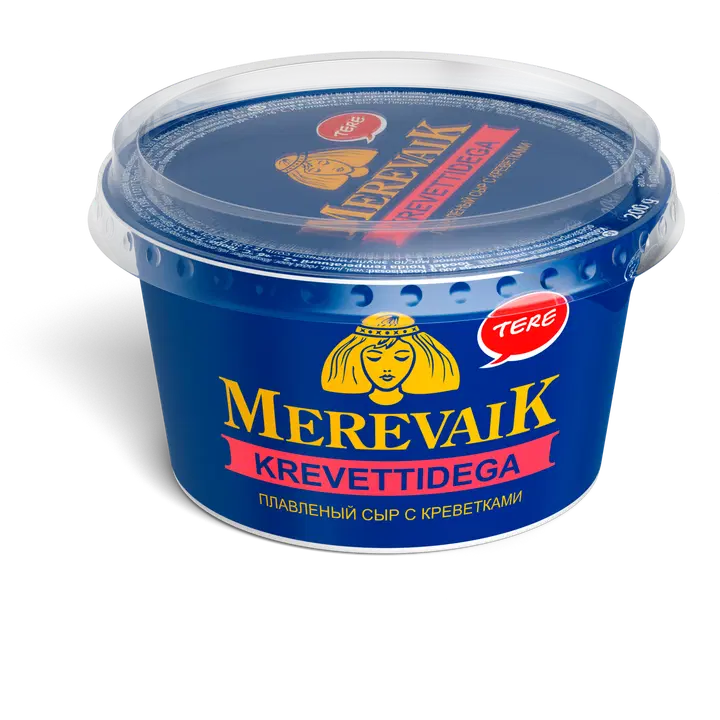 Merevaik Sulatatud juust krevettidega, 200 g