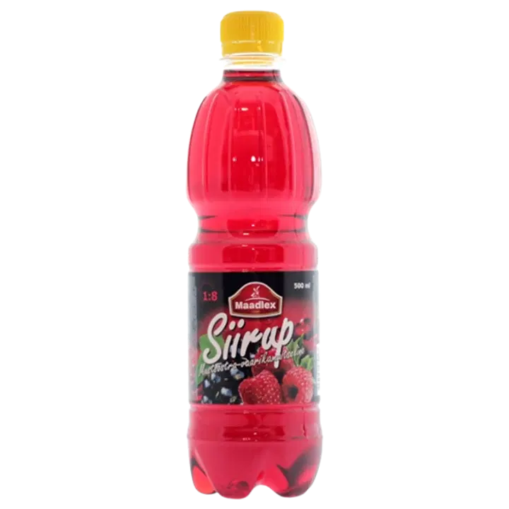 Maadlex vaarika-mustsõstra siirup 500ml