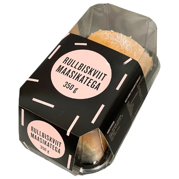 Hiiumaa Köök Ja Pagar Rullbiskviit Maasikatega 350 G