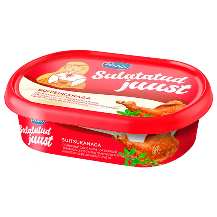 Valio sulatatud juust suitsukana 185g