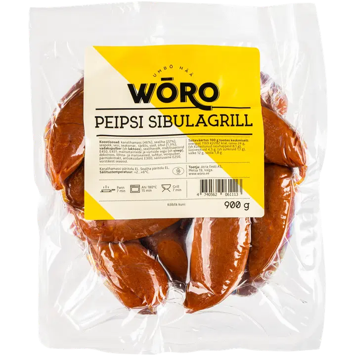 Wõro Peipsi Sibulagrill 900 G