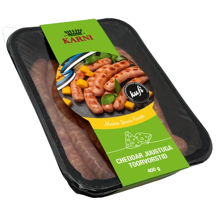Karni Cheddari Juustuga Toorvorstid, 400 G