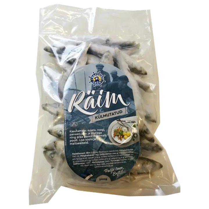 Kapten Grant Külmutatud Räim Peaga 500 g