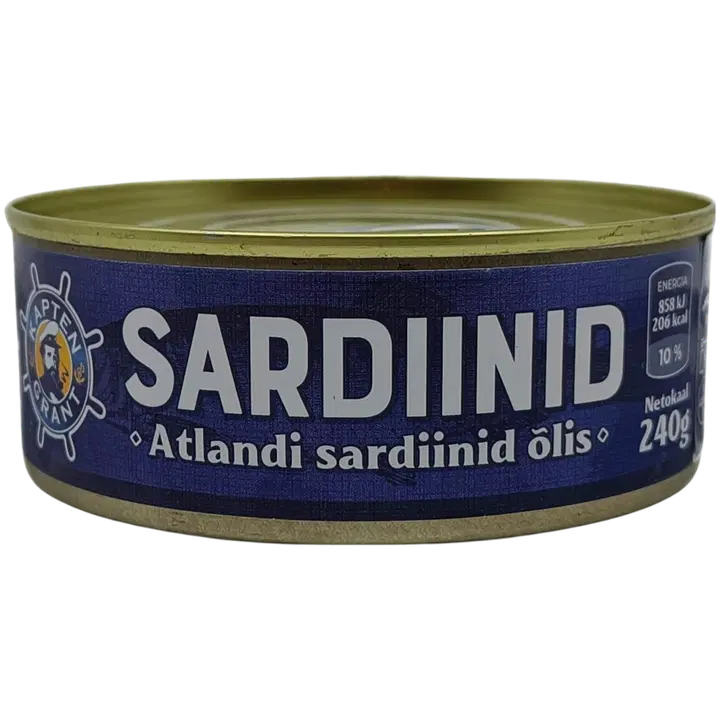 Kapten Grant sardiinid õlis 240g