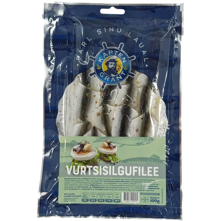 Kapten Grant Vürtsisilgufilee 100g